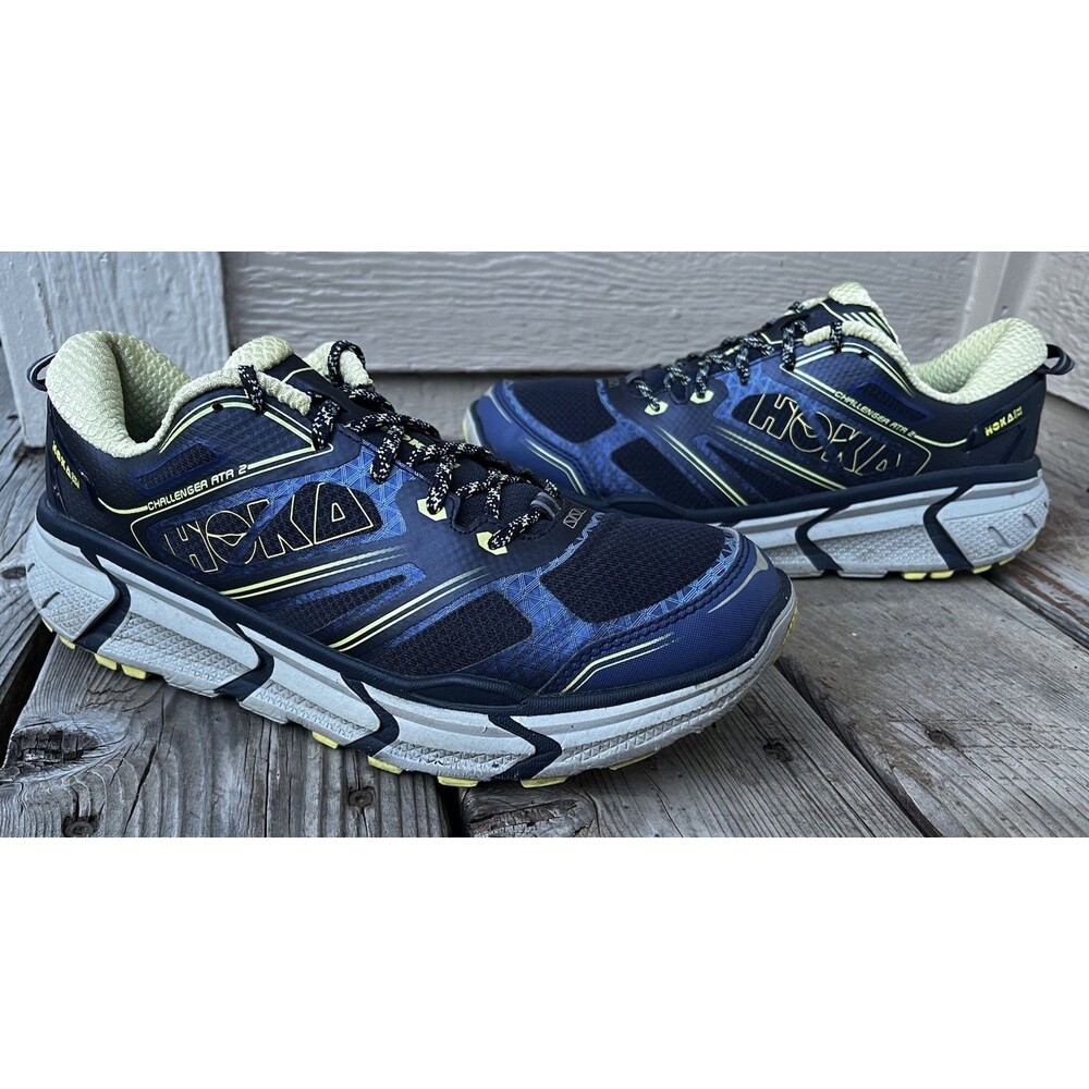 Hoka One One Challenger ATR 2 Women’s 9 Trail Running Parisian Night/Sunny Lime